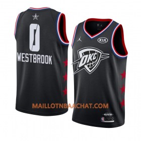 Maillot NBA Oklahoma City Thunder Russell Westbrook 0 2019 All-Star Jordan Brand Noir Swingman - Homme